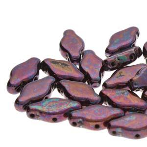 Navette - Jet Iris Luster 6x12mm 10gram Hilmas Pyssel