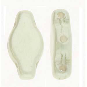 Navette - Chalk Green Luster 6x12mm 10gram Hilmas Pyssel