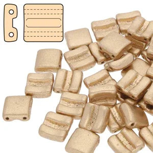 Fixer Bead Horizontal - Crystal Bronze pale gold 5 gram Hilmas Pyssel