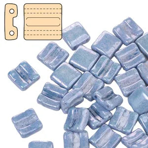 Fixer Bead Horizontal - Chalk Blue Luster 5 gram Hilmas Pyssel