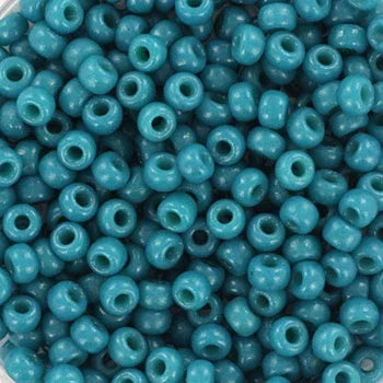 Miyuki Seed Beads - Duracoat Opaque Azure 8/0, 10 gram Miyuki