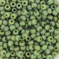 Miyuki Seed Beads - Opaque Glazed Frosted Pistachio 8/0, 10 gram Miyuki