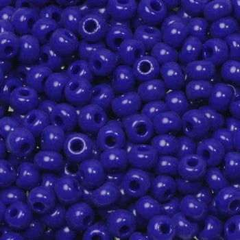 Miyuki Seed Beads - Opaque Cobalt 8/0, 10 gram Miyuki
