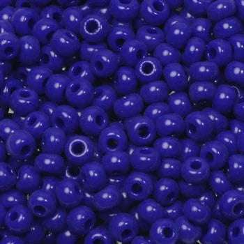 Miyuki Seed Beads - Opaque Cobalt 8/0, 10 gram Miyuki