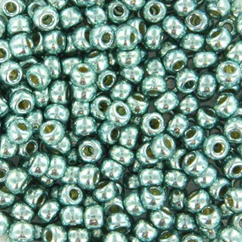 Miyuki Seed Beads - Duracoat Galvanized Dark Sea Foam 8/0, 10 gram Miyuki