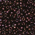 Miyuki Seed beads - Metallic Dark Raspberry 8/0, 10 gram Miyuki