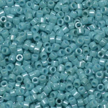 Miyuki Delica - Opaque Luster Turquoise Green 11/0, 5 gram Miyuki