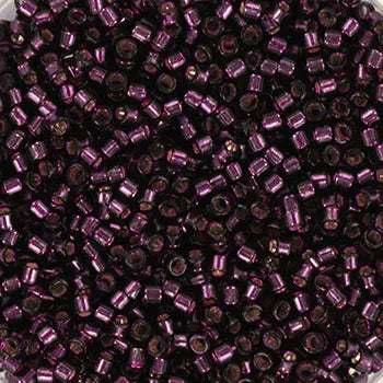 Miyuki Delica - Silverlined Dyed Wine 11/0, 5 gram Miyuki