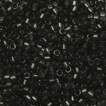 Miyuki Delica - Transparent Dyed Charcoal 11/0, 5 gram Miyuki