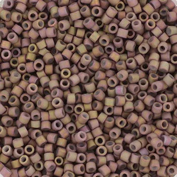 Miyuki Delica - Metallic Matte AB Dusky Clay 11/0, 5 gram Miyuki