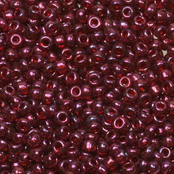 Miyuki seed beads - Gold Luster Cranberry 11/0, 10 gram Miyuki