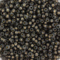 Miyuki Seed beads - Duracoat Silverlined Dyed Smoke Grey 11/0, 10 gram Miyuki