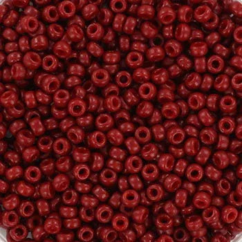 Miyuki Seed Beads - Duracoat Opaque Jujube 11/0, 10 gram Miyuki