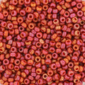 Miyuki Seed Beads - Opaque Glazed Frosted Rainbow Cardinal 11/0, 10 gram Miyuki