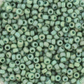 Miyuki Seed Beads - Opaque Glazed Frosted Rainbow Celadon 11/0, 10 gram Miyuki