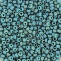 Miyuki Seed Beads - Opaque Glazed Frosted Rainbow Peacock 11/0 - 10 gram Miyuki