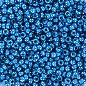 Miyuki Seed beads - Duracoat Galvanized Deep Aqua Blue 11/0, 10 gram Miyuki