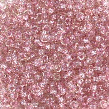Miyuki Seed Beads - Fancy Lined Soft Pink 11/0, 10 gram Miyuki