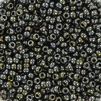 Miyuki Seed Beads - Metallic Light Gunmetal 11/0, 10 gram Miyuki