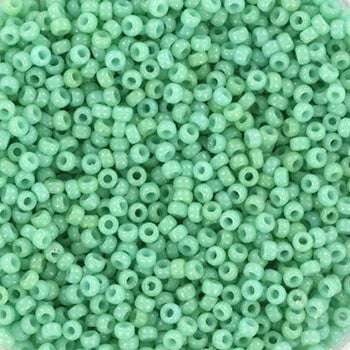 Miyuki Seed Beads - Duracoat Opaque Sea Opal 15/0, 10 gram Miyuki