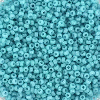 Miyuki Seed Beads - Duracoat Opaque Nile Blue 15/0, 10 gram Miyuki