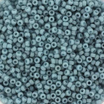 Miyuki Seed Beads - Duracoat Opaque Moody Blue 15/0, 10 gram Miyuki
