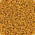 Miyuki Seed Beads - Opaque Glazed Frosted Citron 15/0, 10 gram Miyuki
