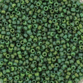 Miyuki Seede beads - Opaque Glazed Frosted Turtle Green 15/0, 10 gram Miyuki