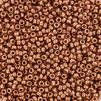 Miyuki Seed Beads - Plated Copper 15/0, 10 gram Miyuki