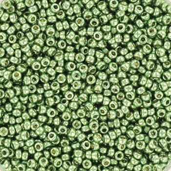 Miyuki Seed Beads - Duracoat Galvanized Sea Green 15/0, 10 gram Miyuki