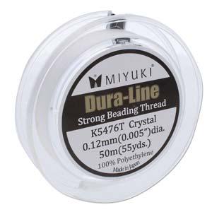 Miyuki Dura-Line - Crystal 0,12mm 50m Miyuki