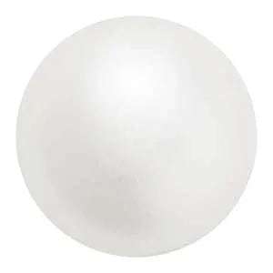Preciosa Pearl Round - Maxima White 4 mm, 1 sträng Preciosa