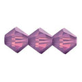 Tjeckiska Bicone - Amethyst Opal, 4 mm, 30-pack Preciosa