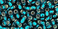 TOHO Seed Beads - Silver-Lined Teal 8/0, 10 gram TOHO