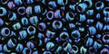 TOHO seed beads - Metallic Nebula 8/0, 10 gram TOHO