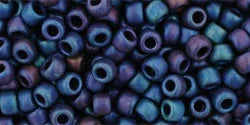 TOHO Seed Beads - Frosted Metallic Nebula 8/0, 10 gram TOHO