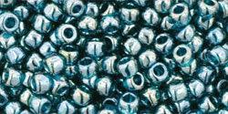 TOHO seed beads - Transparent Lustered Teal 8/0, 10 gram TOHO
