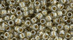 TOHO seed beads - Gold-Lined Crystal 8/0, 10 gram TOHO