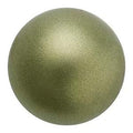 Preciosa Pearl Round - Maxima Dark Green 8 mm, 1 sträng Preciosa