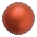 Preciosa Pearl Round - Maxima Dark Copper 6 mm, 1 sträng Preciosa