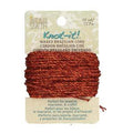 Knot-it Waxed Brazilian cord - Metallic Copper 13,7 m Beadsmith