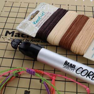 Knot-it Waxed Brazilian cord - Java Vibes 4 x 13,7 m Beadsmith