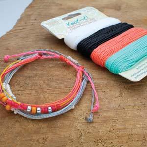 Knot-it Waxed Brazilian cord - Ocean Dreams 4 x 13,7 m Hilmas Pyssel