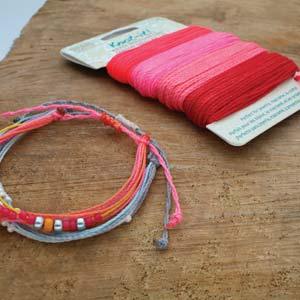 Knot-it Waxed Brazilian cord - Floral Vibes 4 x 13,7 m Hilmas Pyssel