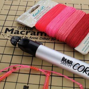 Knot-it Waxed Brazilian cord - Floral Vibes 4 x 13,7 m Hilmas Pyssel