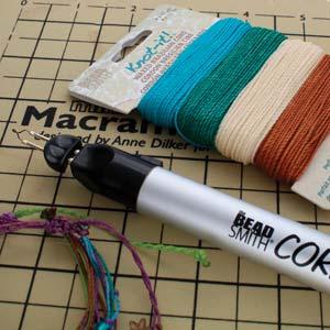 Knot-it Waxed Brazilian cord - Beach N´Sea 4 x 13,7 m Beadsmith