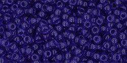 TOHO Seed Beads - Transparent Cobalt 11/0, 10 gram TOHO
