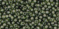 TOHO Seed Beads - Transparent Olivine 11/0, 10gram TOHO