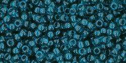 TOHO Seed Beads - Transparent Capri Blue 11/0, 10 gram TOHO