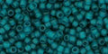 TOHO Seed Beads - Transparent Frosted Teal 11/0, 10 gram TOHO